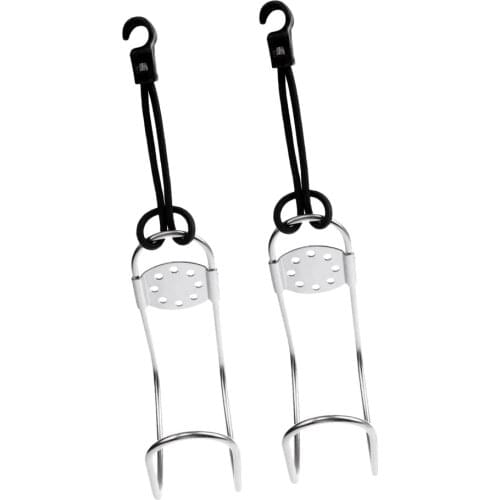 MagiDeal 2pcs Stainless Steel Ring Buoy Holder Mount Boat Life Buoy Holder