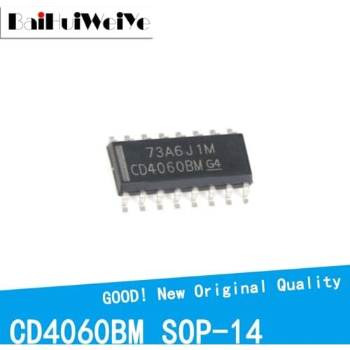 20PCS/LOT CD4060BM CD4060 4060BM 4060 CD4060B SOP14 Operational SOP-14 SMD New Original IC Amplifier Chipset Good Quality
