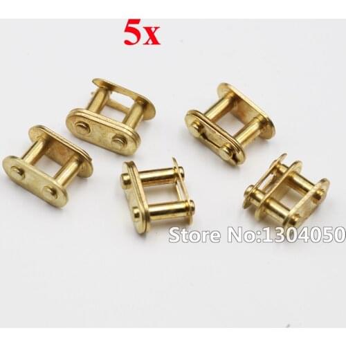 5X T8F Golden Chain Master Link 2 Stroke 43 47 49cc Mini ATV Quad Dirt Pocket Bikes Go Kart Scooter