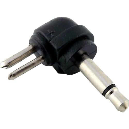 5x Universal 3.5mm Male Mono AC DC 2 Pin Plug Charger Tip Power Adapter Laptop 90 Degree Right Angle Adapter