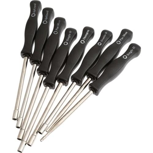 8Pcs Carburetor Adjusting Splined Screwdriver Service Tool Set for Sears Poulan Husqvarna Chainsaw Blower Trimmer Garden Tools