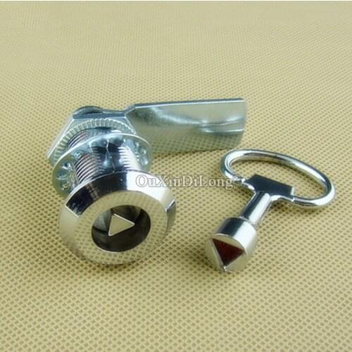 Brand New 10PCS 30mm Cam Locks Triangle Electrical Box Lock Camper Drawer Cabinet Toolbox Locks Industrial Door Locks