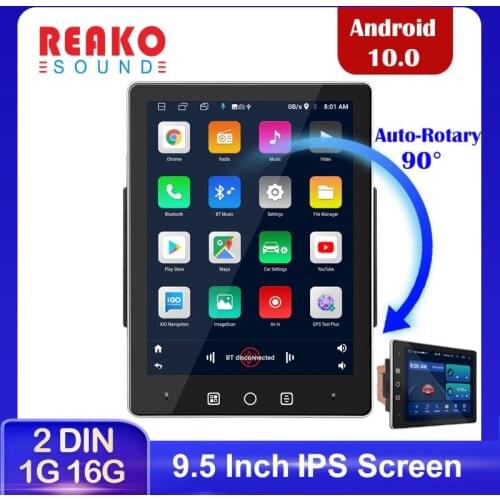 REAKOSOUND 9.5 Inch 2Din Android Car radio Auto-Rotary Multimedia Player Universal auto Stereo For Volkswagen Nissan Hyundai Kia