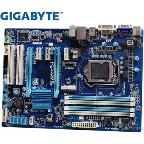 Used Gigabyte GA-B75-D3V Original Motherboard LGA 1155 DDR3 32G B75 B75-D3V Desktop Mainboard SATA II SATA III Systemboard