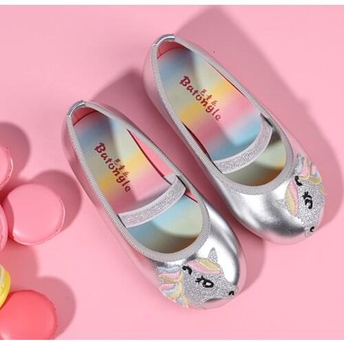 Toddler Girls Gold Birthday Shoes Kids Ballet Dancing Shoes for Spring Glitter Party Shoes Princess Silver Rose Gold 2t 3t 4t 5