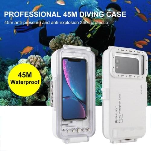 Waterproof(147ft) Swimming Phone Case Photo Video Taking Underwater Cover Case for iPhone 11 6 7 8 and More Swimming Accessories