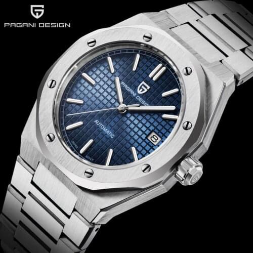 Pagani Design 2021 New Simple Fashion Mens Automatic Mechanical Watches Sapphire Glass Stainless Steel Waterproof Watch Relogio
