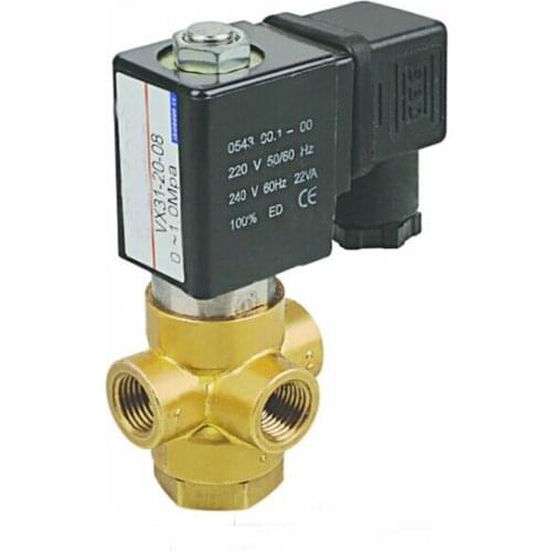 1/4" direct acting brass solenoid valve air,gas ,water,oil vacuum ,steam solenoid valve normally closed