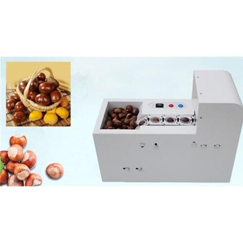 Mini chestnut opening cutting machine