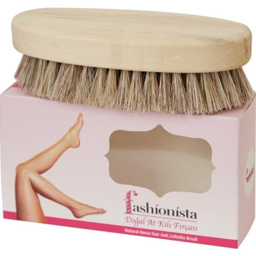 Against cellulite Natural Horse hair Brush