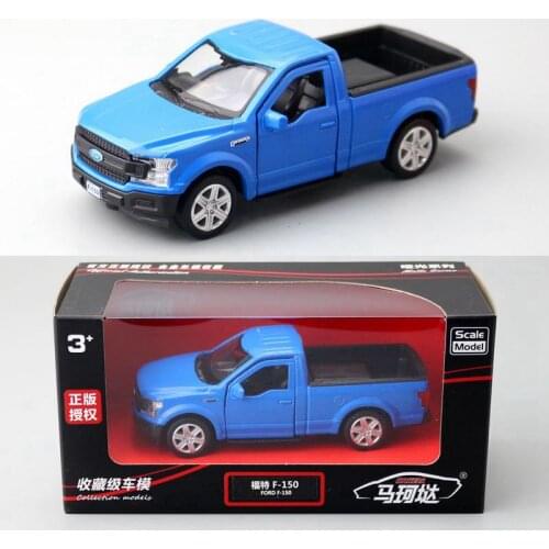 RMZ City/1:36 Scale/Diecast Metal Toy Model/Ford F-150 Pickup Truck/Educational Pull Back Car/Gift For Children/Collection/Box