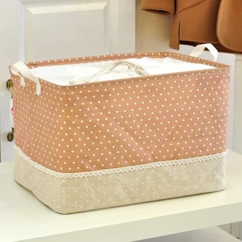 Wardrobe Seasonal Clothes Storage Artifact Clothing Cotton Linen Non-woven Moisture-proof Large-capacity Bag Storage Bag Bundle