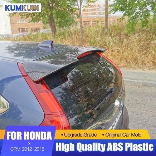 For Honda CRV CR-V Spoiler 2012 2013 2014 2015 2016 ABS Plastic Unpainted Primer Car Rear Wing Spoiler Tail Fin Cover Decoration