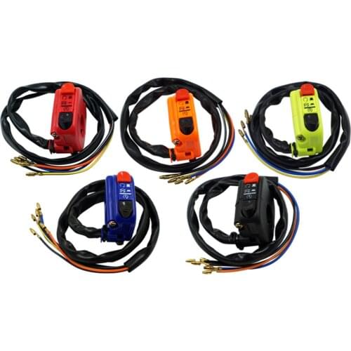 Universal 7/8" Handlebar Motorcycle Mount Start Stop On Off Button Side Right Switch ATV Motor Bike Accessories Motorcycle Parts