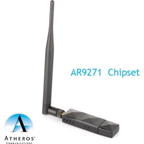 Atheros AR9271 802.11n 150Mbps Wireless USB WiFi Adapter 5dBi Antenna for Kali Linux/Windows XP/7/8/10/Roland Piano
