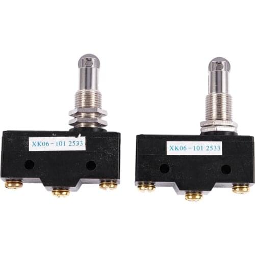 2 Pcs Z-15GQ22-B 3 Screw Terminals Panel Mount Roller Plunger Basic Limit Switch