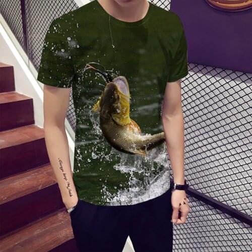 2020 new men leisure 3d printing t shirt, funny fish printed men and women tshirt Hip hop T-shirt Harajuku European size xxs-6xl
