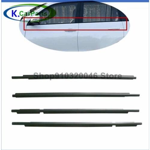 4X MB669117 MB669118 MB669825 MB669826 Window Weaterstrip Seals Window Mouldings For Montero Pajero V43 V45 V32W V36W V32V 90-03