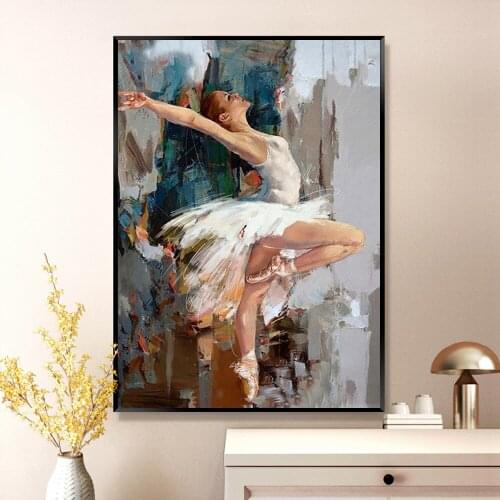 5D DIY Diamond Painting "ballet Girl" Rhinestone Cross Stitch Home Decoration Painting Handmade Jewelry Can Be Customized