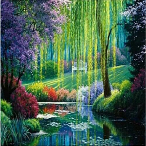 5d diamond painting trees, diamond painting kits landscape