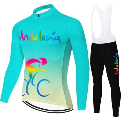Andalucia Summer Spirng 2021 Velo Attrezzature Cyclisme Homme Verano Maillot Pantalon Jersey Ciclismo Mallots Ciclismo Hombre