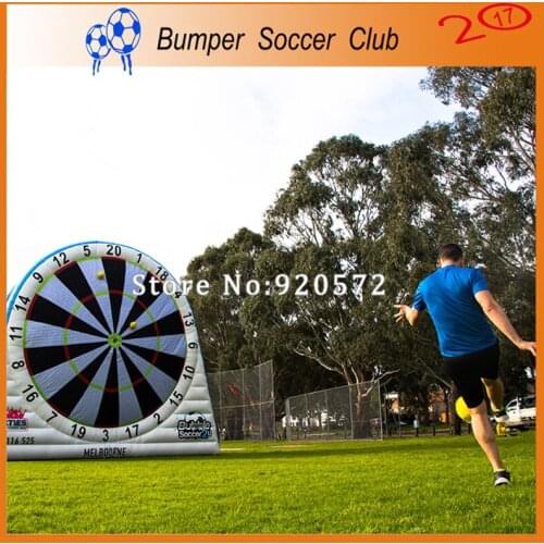 Free shipping&pump ! 3m/4m/5m/6m Inflatable dart board for fun, inflatable foot darts board for sale,outdoor dart board games