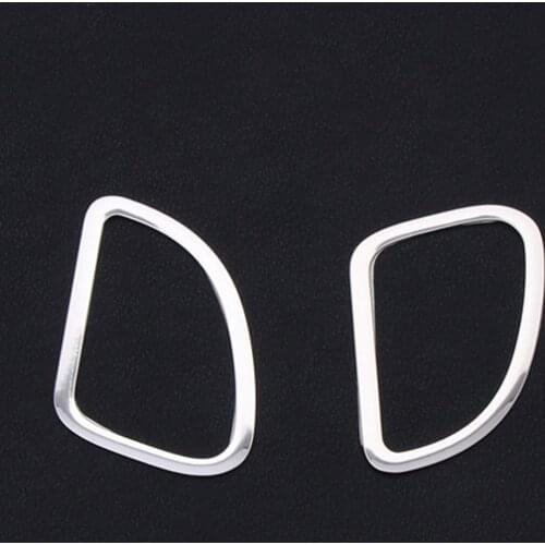 2pcs/set stainless steel Car air conditioning outlet decoration trim For Chevrolet Cruze Car Styling