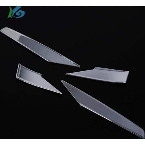 For Hyundai Kona Encino Kauai 2017 2018 2019 Chrome Rearview Side Door Mirror Cover Trim Lid Strip Rear View Molding decoration