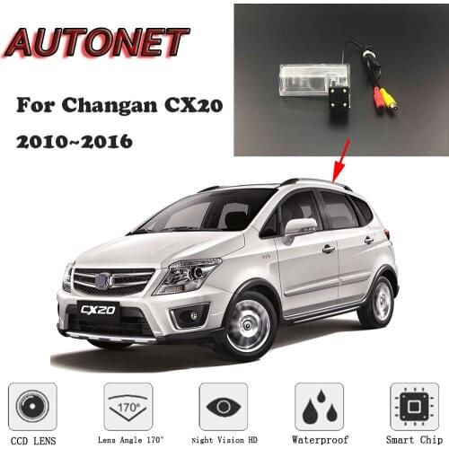 AUTONET Backup Rear View camera For Changan CX20 2010 2011 2012 2013 2014 2015 Night Vision Parking camera license plate camera