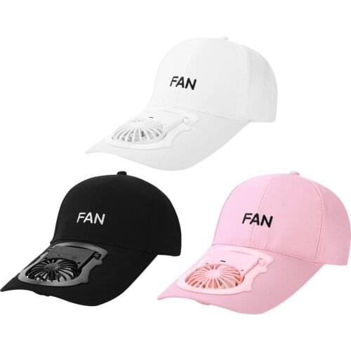 Summer Baseball Cap with Fan Cooling Usb Charging Sunscreen Shade Hat Fishing Sport Outdoor Baseball Cap Breathable Caps