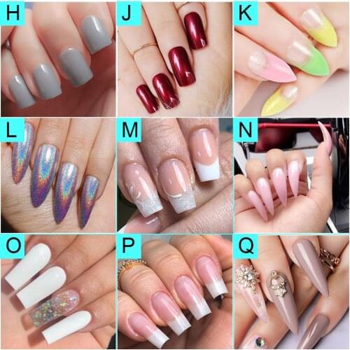 100Pcs Full Cover Short Nail Tips Coffin Fake Nails Stiletto False Nail Tips Acrylic Press On Nails Long 10 Sizes Nail Display