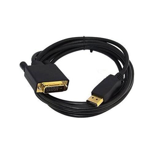 PC Premium DP DisplayPort 20pin Male to DVI-D 24+1pin Male Cable Adapter 1m-5m