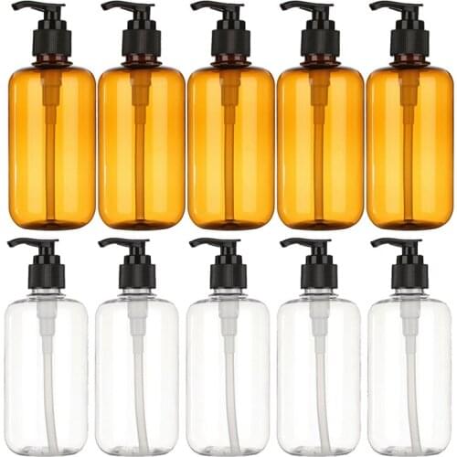 Hot 5X 200Ml Soap Dispenser Plastic Foaming Bottle Liquid Pump Container