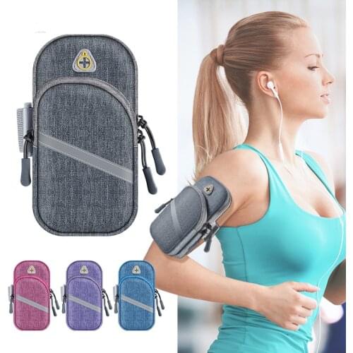 Sports Running Armband Bag Case Cover Running armband Universal Waterproof Sport cell phone Holder Outdoor Sport Arm pouch 6.7"