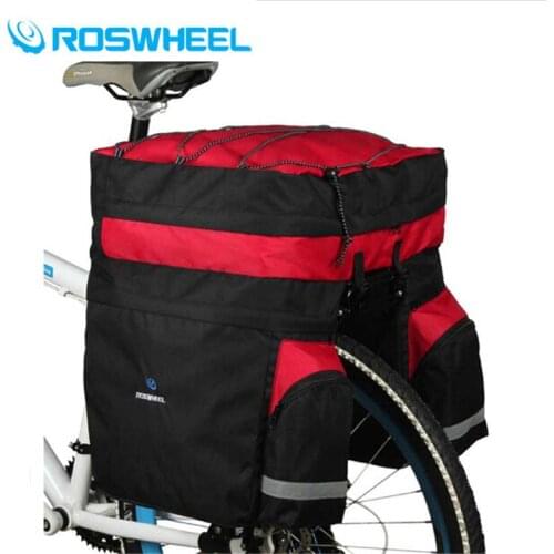 ROSWHEEL 60L MTB Mountain Bike Rack Bag Rear Seat Trunk Bag 3 in 1 Multifunction Road Bicycle Pannier 2017 New Arrival