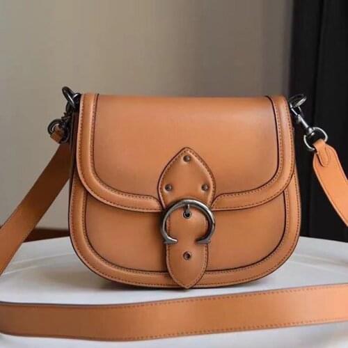 Fashion leather messenger womens bag designer luxury Brand saddle pack Multifunctional one-shoulder handbags