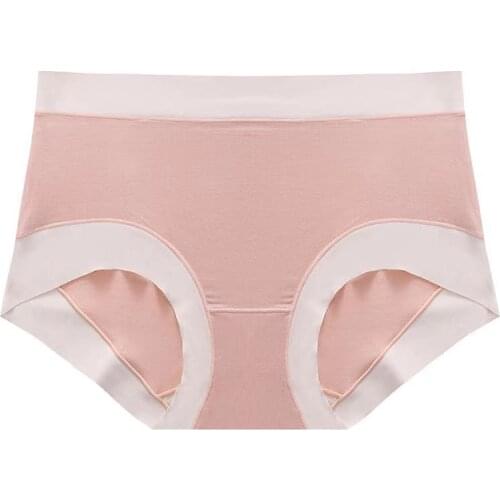 Modal seamless bottom crotch panties seamless womens briefs briefs women bag hip breathable cotton panties 6day