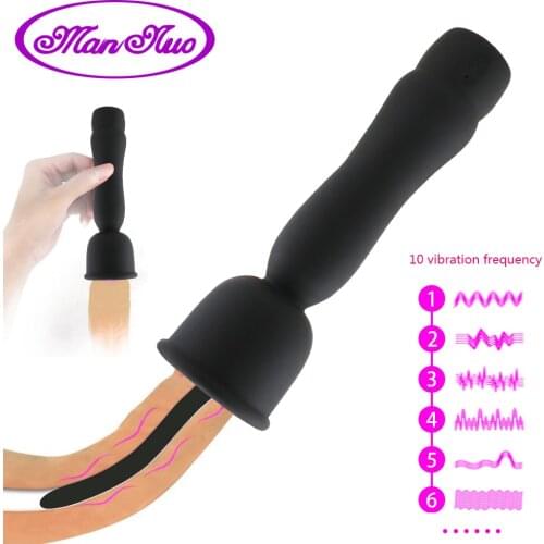 Man nuo Vibrating Penis Plug Urethral Vibrator Silicone Urethral Sound Catheter Penis Dilators Sex Toy for Men Male Masturbator