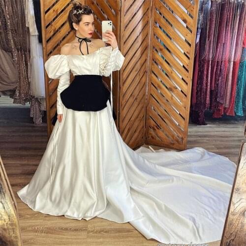 Атласные свадебные платья YEWEN China At AliExpress