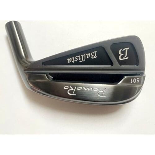 Black RomaRo Ballista 501 Irons RomaRo Golf Forged Iron Set RomaRo Golf Clubs 4-9P(7PCS) Steel/Graphite Shaft with Head Cover