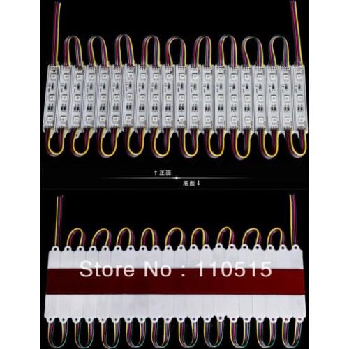 Free Shipping 5050SMD RGB warm/cool/pure white LED module DC12V input waterproof 100pcs a lots outdoor lighting