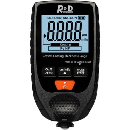 Mini Digital Thickness Gauge with LCD Display Paint Thickness Gauge Tester Tool Instruments for Car