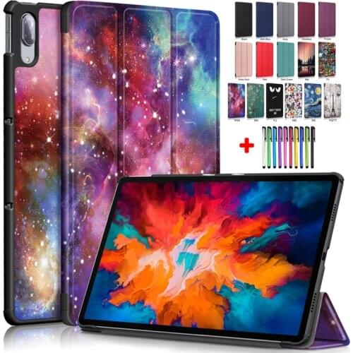 For Lenovo Tab P11 Pro 11.5'' 2021 TB-J716F TB-706F Sleep Wake Caqa For Lenovo Tab P11 Case TB-J606F PU Leather Tablet Cover+Pen
