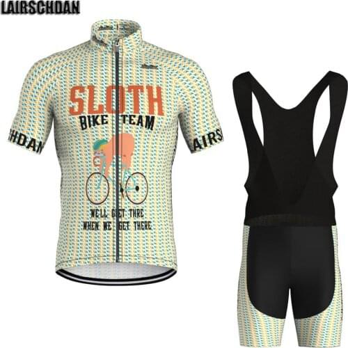 SPTGRVO LairschDan 2020 funny summer mens cycling jersey set bike clothing cycling kit woman cyclist outfit koerskledij mannen