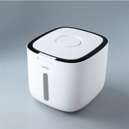 Kitchen Collection Nano Bucket Insect-Proof Moisture-Proof Sealed Rice Cylinder Grain Dog Food Household Storage Rice Box 10L