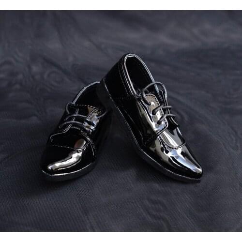 N01-X035 children handmade toy 1/3 1/4 Doll Accessories BJD/SD doll Flat pointed straps suit shoes 1pair