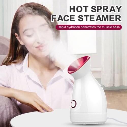 Facial Steamer Nano Ionic Face Steamer with 70ml Water Tank Facial Deep Cleaner Face SPA Kit Home Face Humidifier