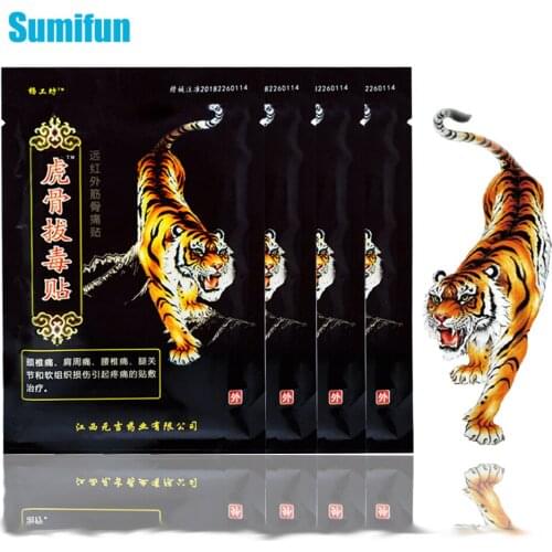 24pc/3bags Tiger Balm Patches Joint Pain Plaster for Neck Back Lumbar Spine Muscle Arthritis Chinese Medical Plaster Health Care