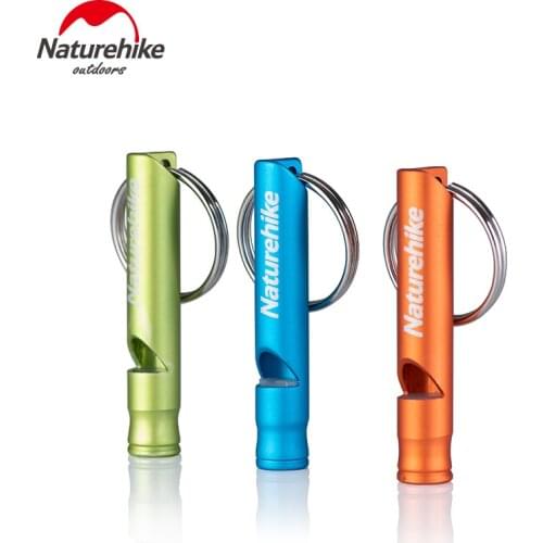 Naturehike Outdoor Portable Keychain Whistle Emergency Survival Whistle Multifunction Tools for Training Hiking Cheerleading
