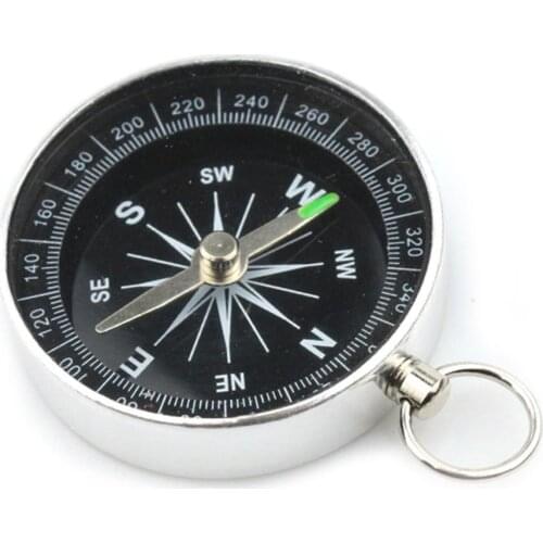 Mini Portable Alloy Pocket Compass Outdoor Sport Hiking Survival Navigation Tool Pocket Compass